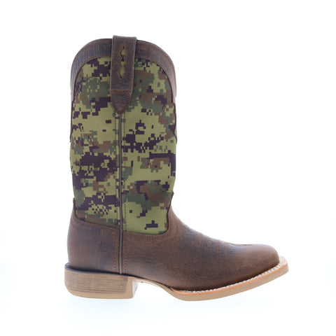 Durango Rebel Pro DDB0396 Mens Brown Leather Slip On Western Boots