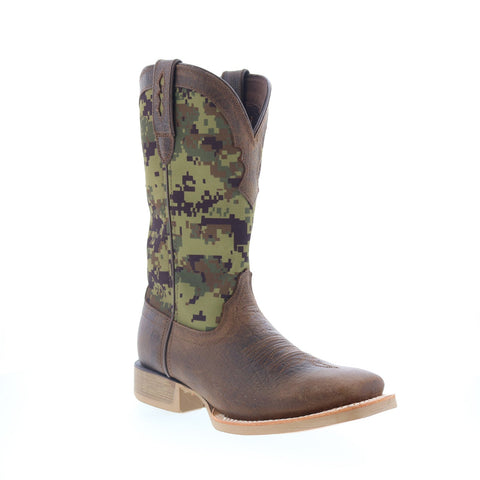 Durango Rebel Pro DDB0396 Mens Brown Leather Slip On Western Boots