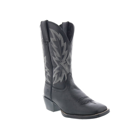 Durango Westward DDB0423 Mens Black Leather Slip On Western Boots