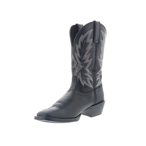 Durango Westward DDB0423 Mens Black Leather Slip On Western Boots