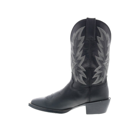 Durango Westward DDB0423 Mens Black Leather Slip On Western Boots