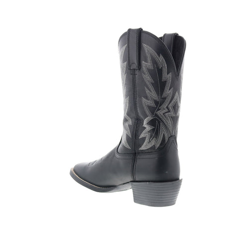 Durango Westward DDB0423 Mens Black Leather Slip On Western Boots