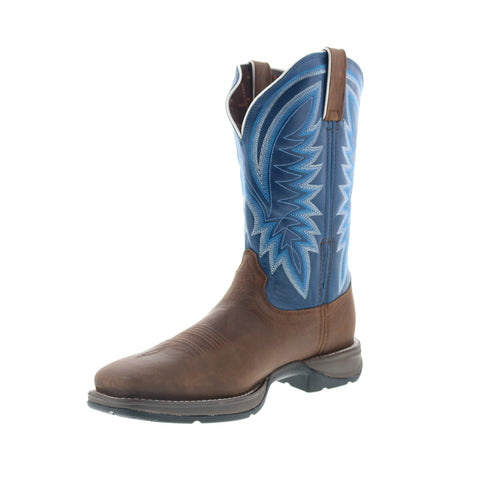 Durango Rebel DDB0429 Mens Brown Leather Slip On Western Boots