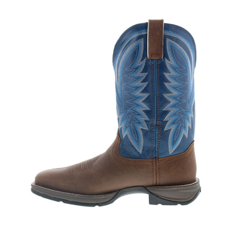 Durango Rebel DDB0429 Mens Brown Leather Slip On Western Boots