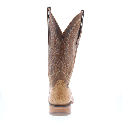 Durango Premium Exotic Full Quill Ostrich DDB474CV Mens Brown Western Boots