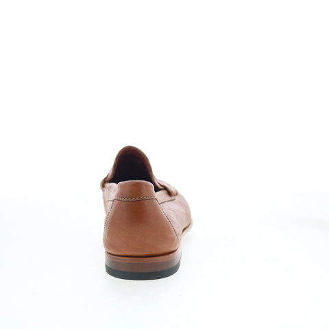 T.B. Phelps Dean Mens Brown Leather Slip On Loafers & Slip Ons Penny S ...