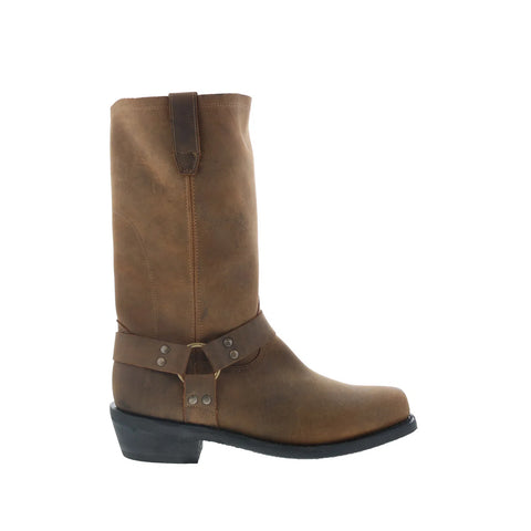 Dingo Dean Harness DI-19047 Mens Brown Extra Wide Cowboy Western Boots