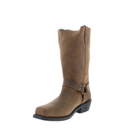Dingo Dean Harness DI-19047 Mens Brown Extra Wide Cowboy Western Boots