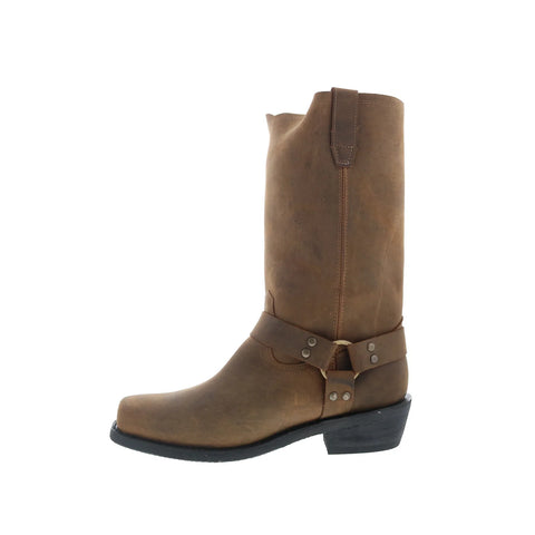 Dingo Dean Harness DI-19047 Mens Brown Extra Wide Cowboy Western Boots