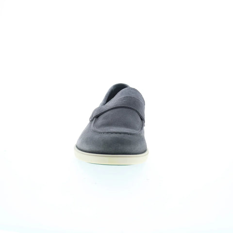 Pastori by Di Bianco Decius Suede Mens Gray Loafers & Slip Ons Casual Shoes