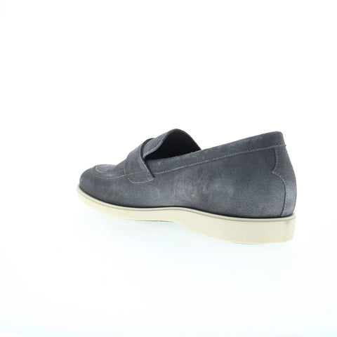 Pastori by Di Bianco Decius Suede Mens Gray Loafers & Slip Ons Casual Shoes