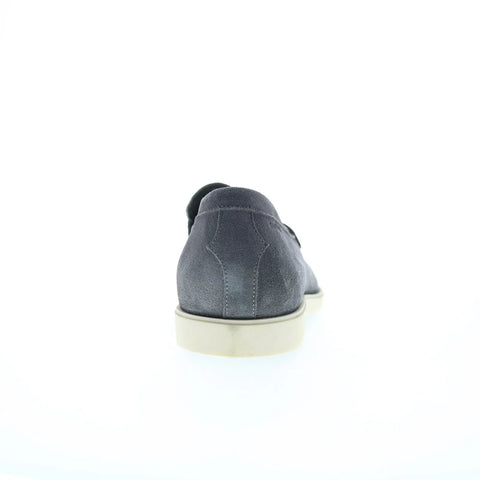 Pastori by Di Bianco Decius Suede Mens Gray Loafers & Slip Ons Casual Shoes