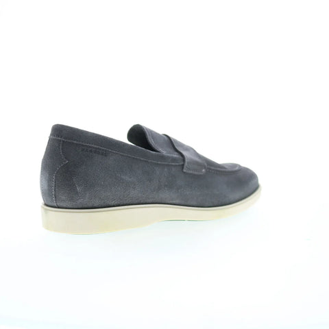 Pastori by Di Bianco Decius Suede Mens Gray Loafers & Slip Ons Casual Shoes