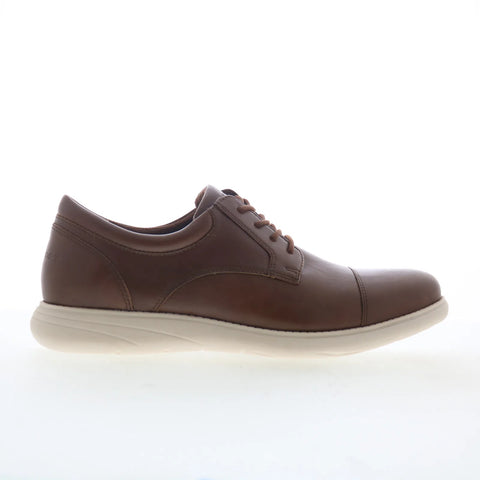 Rockport Declan RMDECLAN Mens Brown Oxfords & Lace Ups Cap Toe Shoes