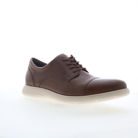 Rockport Declan RMDECLAN Mens Brown Oxfords & Lace Ups Cap Toe Shoes