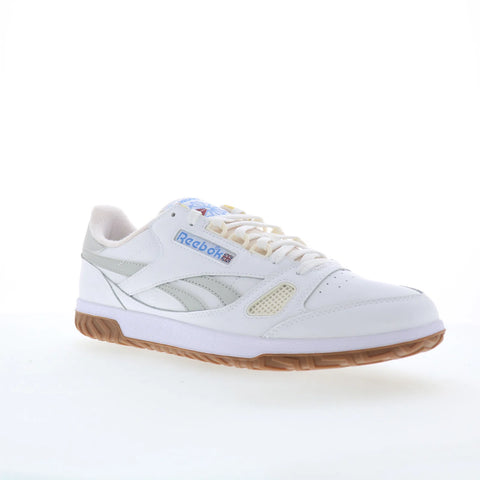 Reebok Defiance 88 Mens White Leather Lace Up Lifestyle Sneakers Shoes