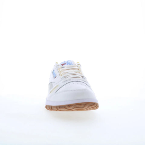 Reebok Defiance 88 Mens White Leather Lace Up Lifestyle Sneakers Shoes