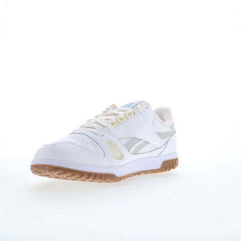 Reebok Defiance 88 Mens White Leather Lace Up Lifestyle Sneakers Shoes