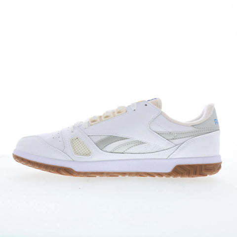 Reebok Defiance 88 Mens White Leather Lace Up Lifestyle Sneakers Shoes