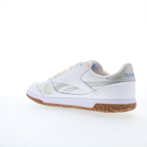 Reebok Defiance 88 Mens White Leather Lace Up Lifestyle Sneakers Shoes