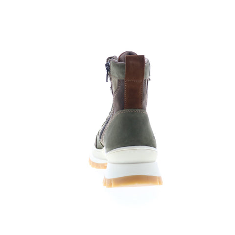 Bos. & Co. Deke Womens Brown Leather Lace Up Casual Dress Boots