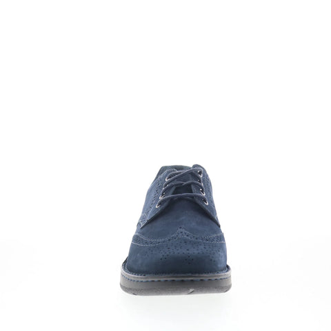 Drew Delaware 40939-4V Mens Blue Wide Oxfords Wingtip & Brogue Shoes