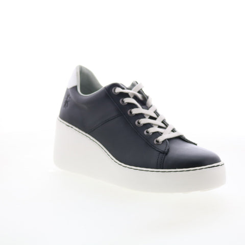 Fly London Delf DELF580FLY-003 Womens Black Leather Lifestyle Sneakers Shoes