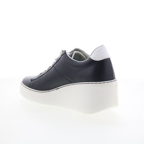 Fly London Delf DELF580FLY-003 Womens Black Leather Lifestyle Sneakers Shoes