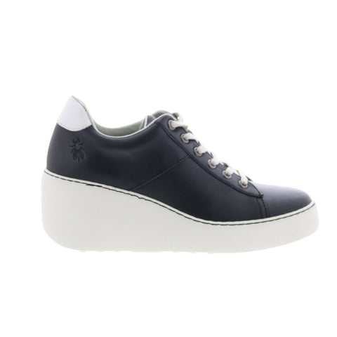 Fly London Delf DELF580FLY-003 Womens Black Leather Lifestyle Sneakers Shoes