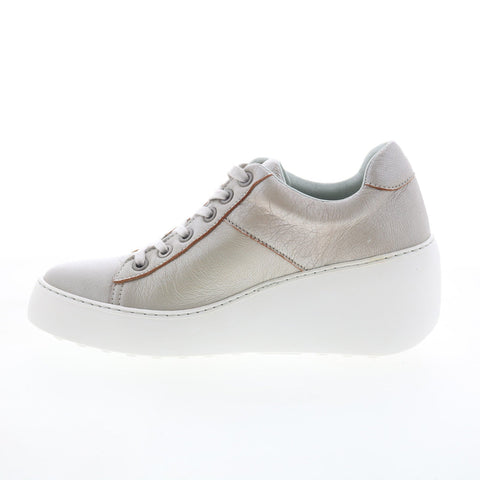 Fly London Delf DELF580FLY-004 Womens Silver Lifestyle Sneakers Shoes
