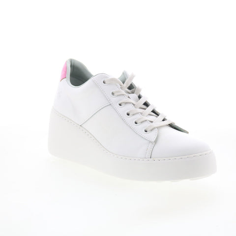 Fly London Delf DELF580FLY-013 Womens White Leather Lifestyle Sneakers Shoes