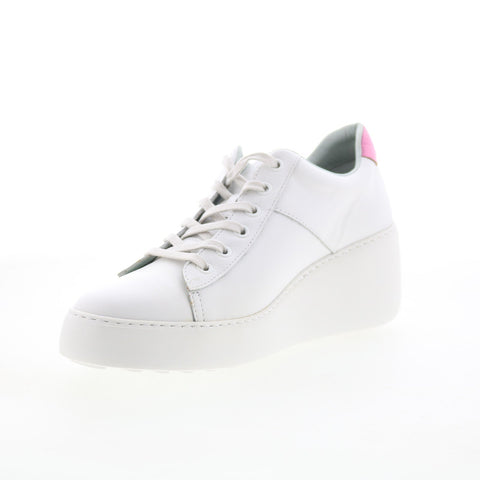 Fly London Delf DELF580FLY-013 Womens White Leather Lifestyle Sneakers Shoes