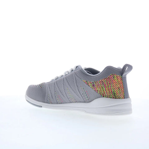 Dexter Delila DW0002508 Womens Gray Canvas Lace Up Athletic Bowling Shoes 