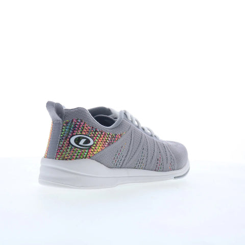 Dexter Delila DW0002508 Womens Gray Canvas Lace Up Athletic Bowling Shoes 