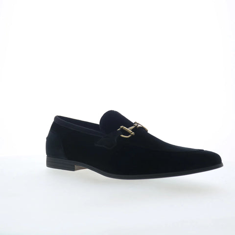 Steve Madden Delrayy DELR02M1 Mens Black Loafers & Slip Ons Penny Shoes