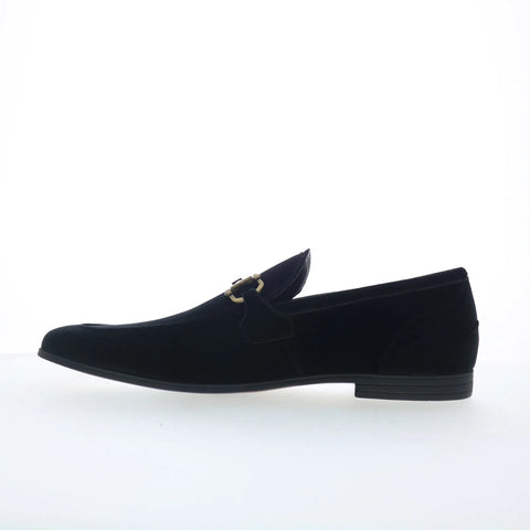 Steve Madden Delrayy DELR02M1 Mens Black Loafers & Slip Ons Penny Shoes