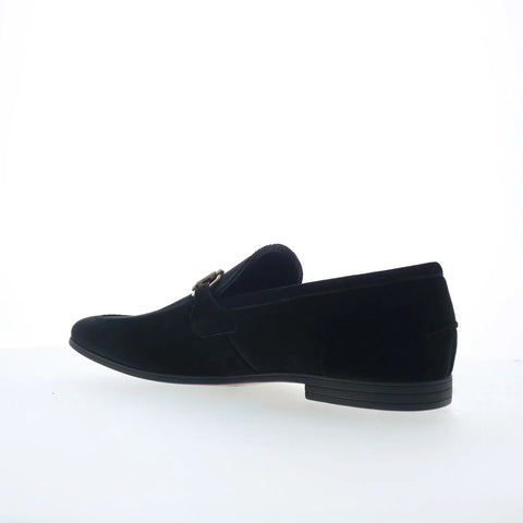 Steve Madden Delrayy DELR02M1 Mens Black Loafers & Slip Ons Penny Shoes