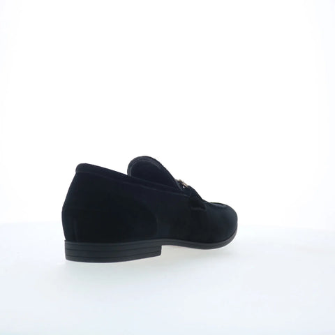 Steve Madden Delrayy DELR02M1 Mens Black Loafers & Slip Ons Penny Shoes