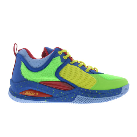 AND1 Delta TPR AD90202MKMR Mens Green Mesh Athletic Basketball Shoes