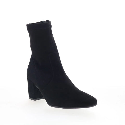 Aquatalia Demetra TW5DEMA1 Womens Black Suede Pull On Ankle & Booties Boots