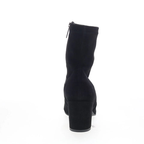 Aquatalia Demetra TW5DEMA1 Womens Black Suede Pull On Ankle & Booties Boots