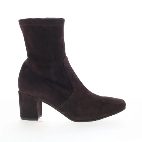 Aquatalia Demetra TW5DEMC16 Womens Brown Suede Pull On Ankle & Booties Boots
