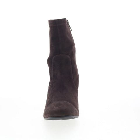 Aquatalia Demetra TW5DEMC16 Womens Brown Suede Pull On Ankle & Booties Boots