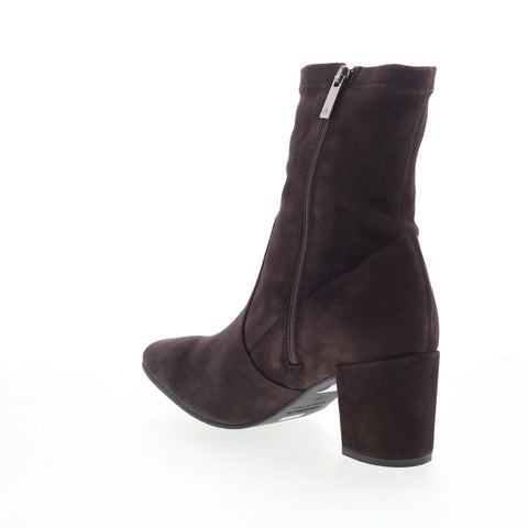 Aquatalia Demetra TW5DEMC16 Womens Brown Suede Pull On Ankle & Booties Boots