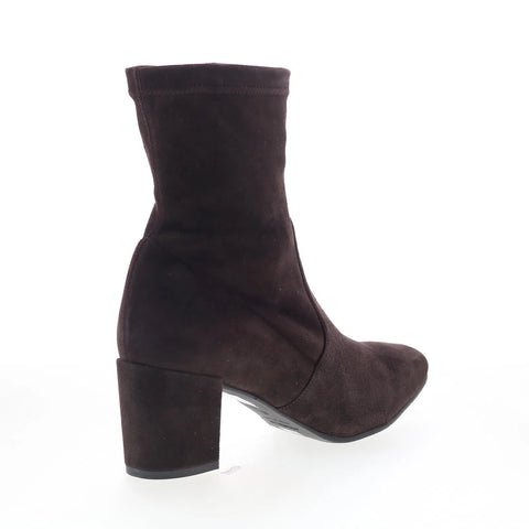 Aquatalia Demetra TW5DEMC16 Womens Brown Suede Pull On Ankle & Booties Boots