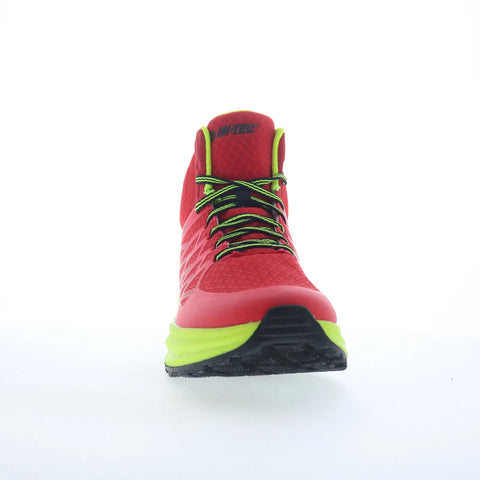 Hi-Tec Demolisher Mid CG80046M-RBY Mens Red Synthetic Lace Up Hiking Boots