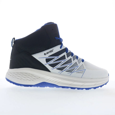 Hi-Tec Demolisher Mid CH80046M-BH Mens White Synthetic Lace Up Hiking Boots