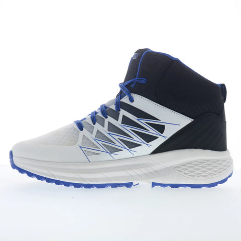 Hi-Tec Demolisher Mid CH80046M-BH Mens White Synthetic Lace Up Hiking Boots