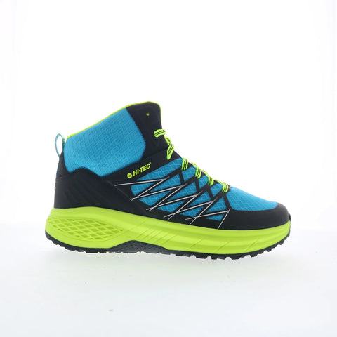 Hi-Tec Demolisher Mid CH80046M-BMY Mens Blue Synthetic Lace Up Hiking Boots