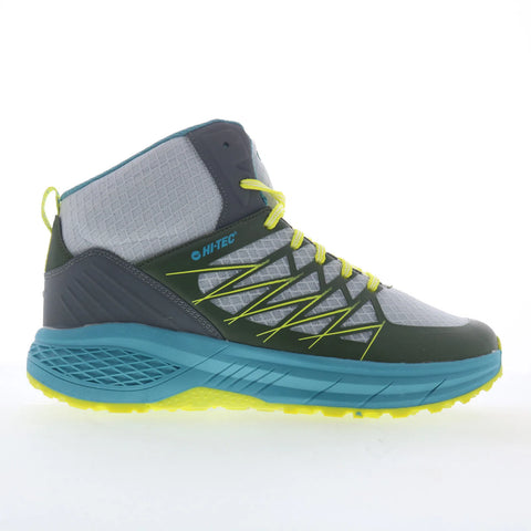 Hi-Tec Demolisher Mid CH80046M-SG Mens Gray Synthetic Lace Up Hiking Boots
